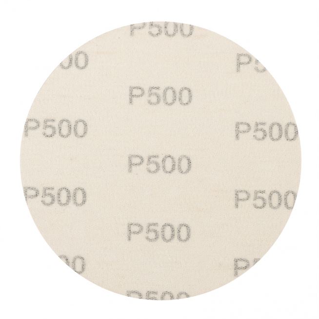 Круг абразивный на ворсовой подложке под "липучку", P 500, 125 мм, 10 шт Сибртех