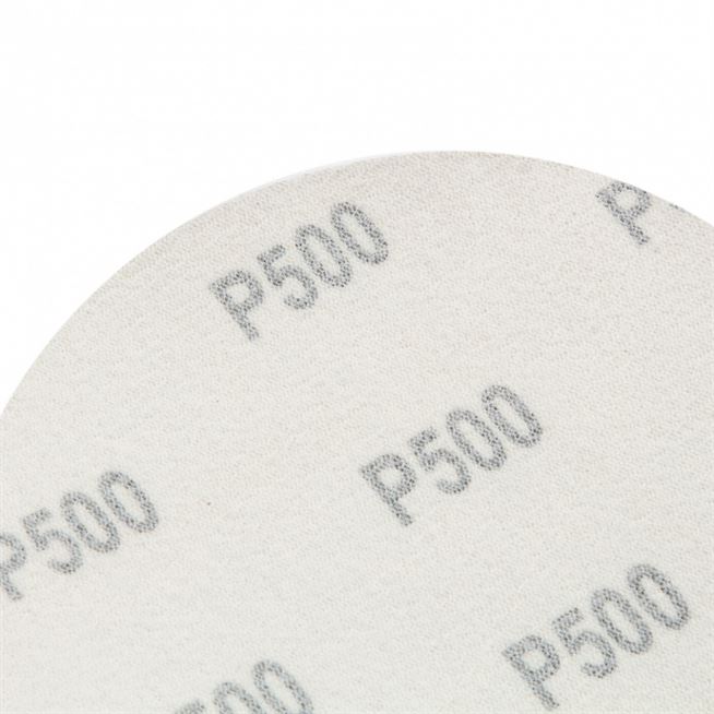 Круг абразивный на ворсовой подложке под "липучку", P 500, 150 мм, 5 шт Matrix