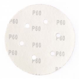 Круг абразивный на ворсовой подложке под "липучку", перфорированный, P 320, 150 мм, 5 шт Matrix